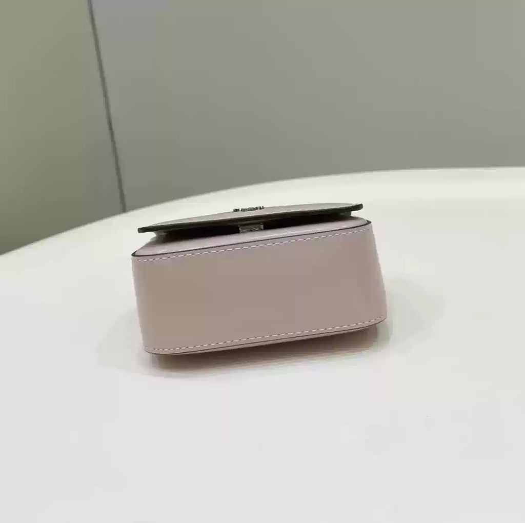 Fendi 7AS173 Fendi First Sight Light Pink leather Nano bag