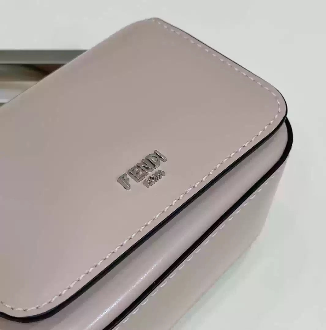 Fendi 7AS173 Fendi First Sight Light Pink leather Nano bag