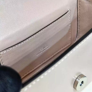 Fendi 7AS173 Fendi First Sight Light Pink leather Nano bag - Default Title - View 7