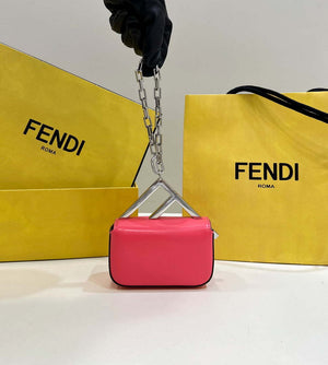 Fendi 7AS173 Fendi First Sight Red leather Nano bag - Default Title - View 2