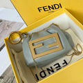 Fendi 7AS368ABVEF0K7E Mamma Baguette Nano Blue leather miniature - Default Title - View 1