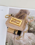 Fendi 7AS368ABVEF0K7E Mamma Baguette Nano Pale Pink leather miniature 8677mini