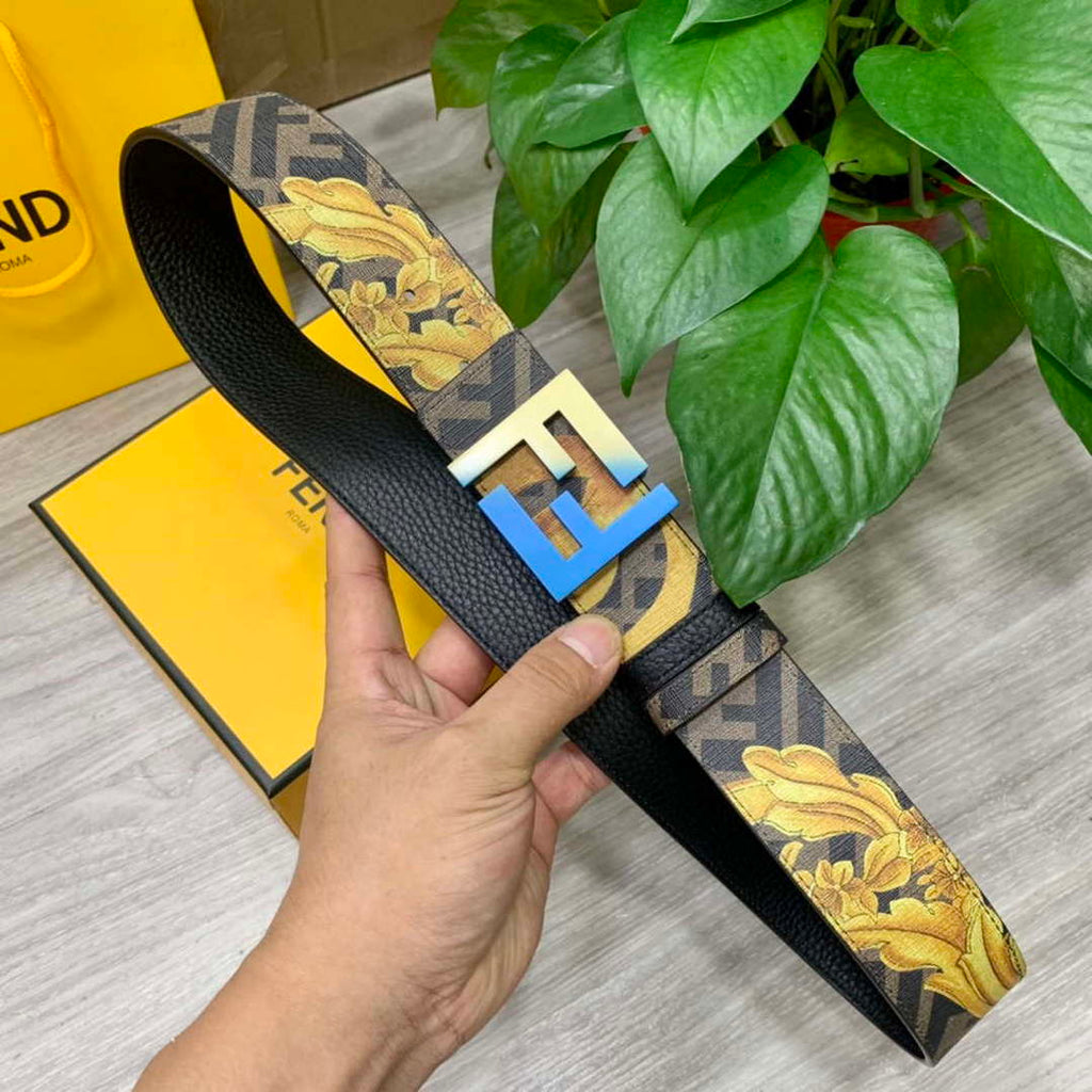 Fendi 7C0424 Belts Designer Calfskin wide 4.0CM F090112