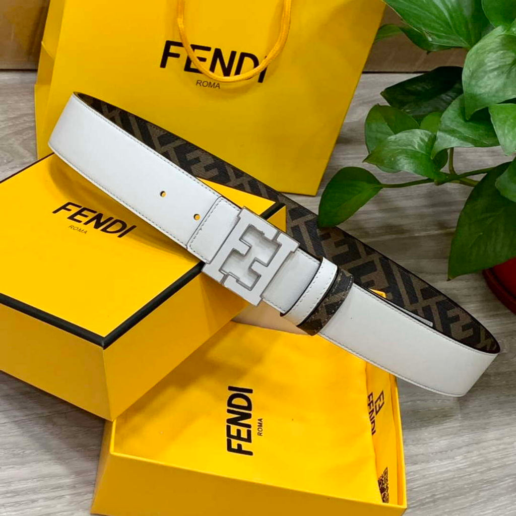 Fendi 7C0424 Belts Designer Calfskin wide 4.0CM F090113