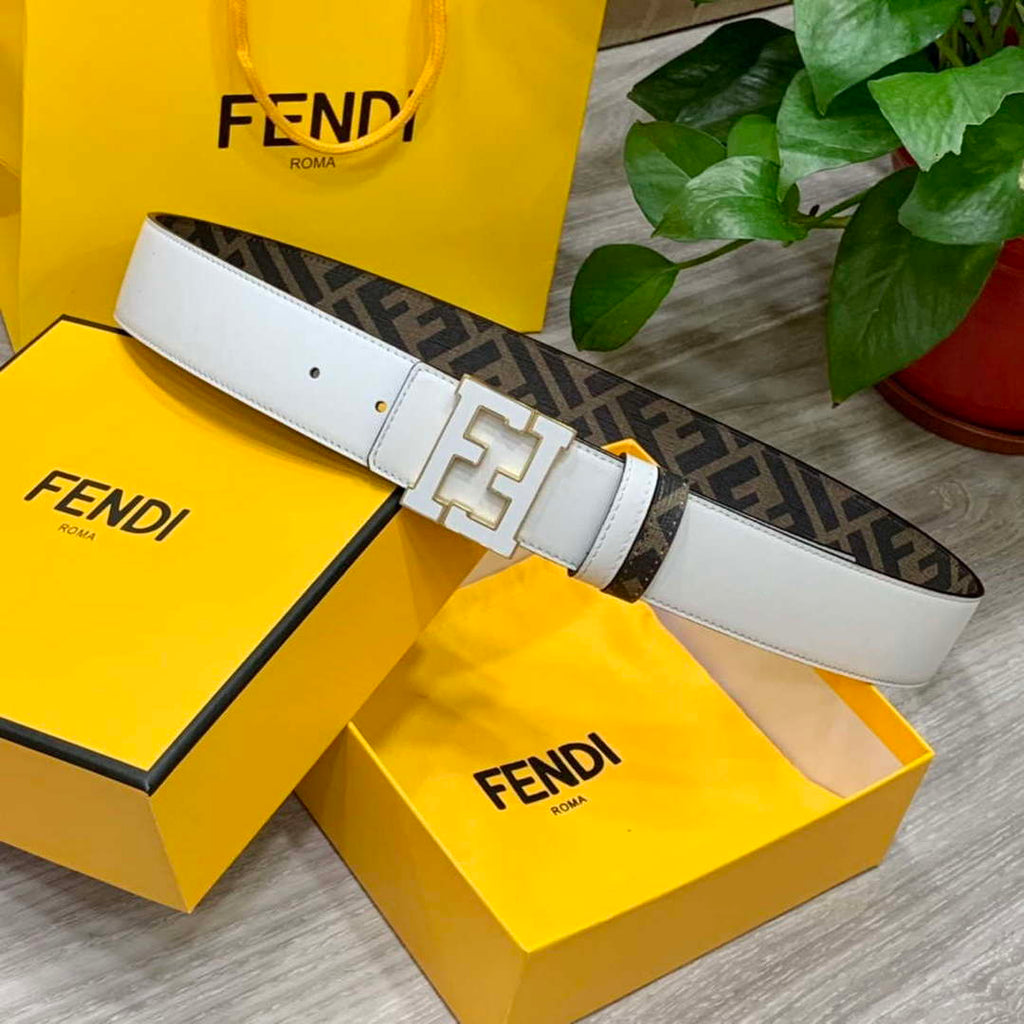 Fendi 7C0424 Belts Designer Calfskin wide 4.0CM F090113