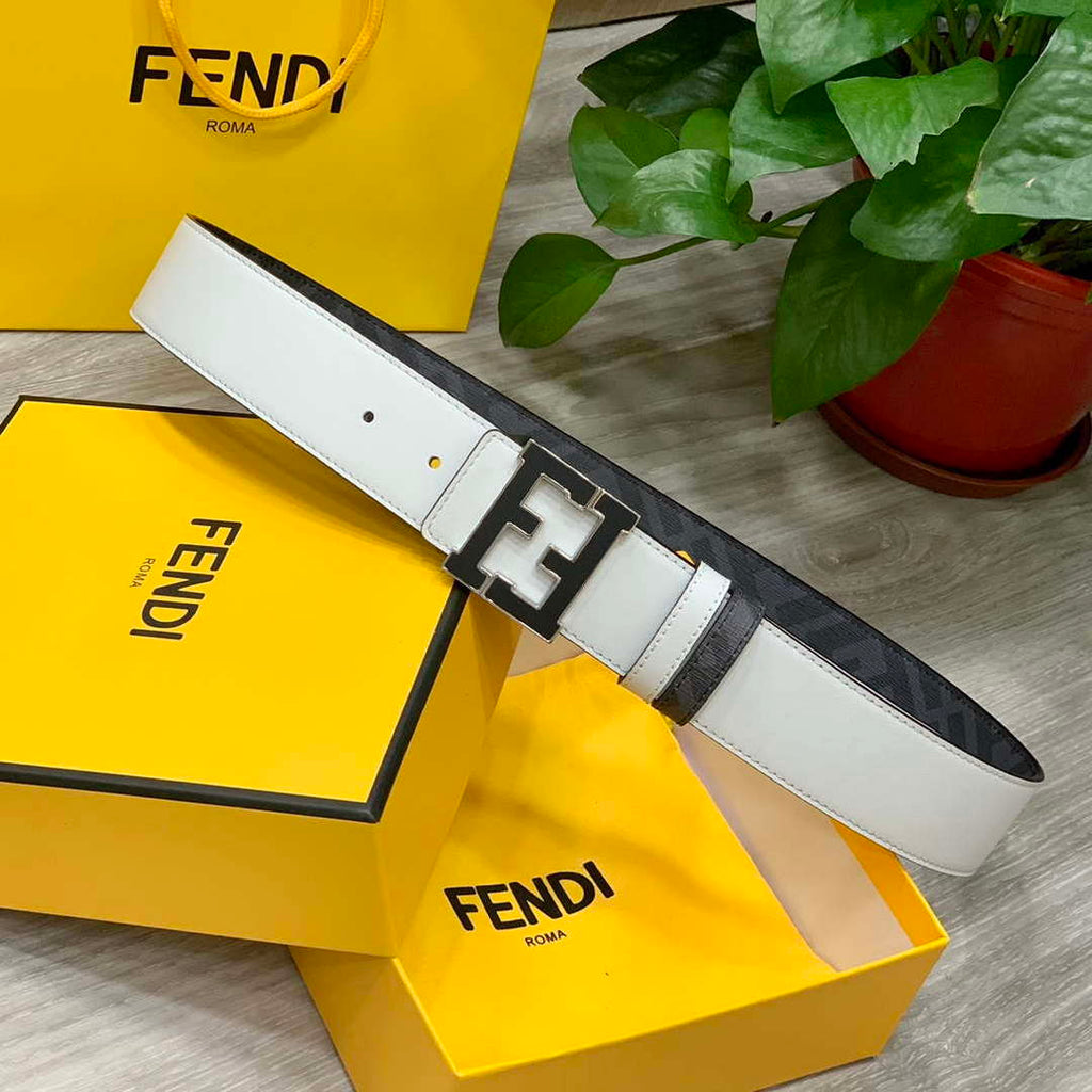 Fendi 7C0424 Belts Designer Calfskin wide 4.0CM F090113