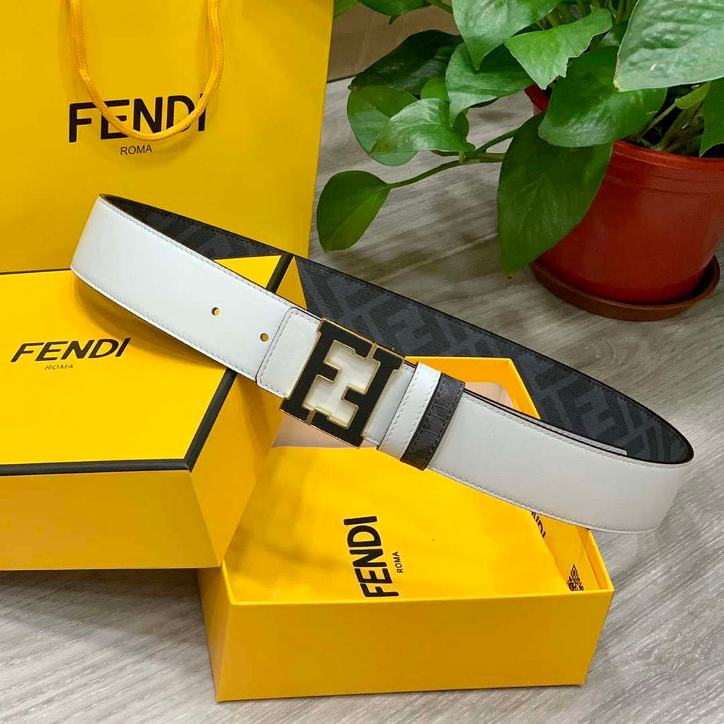 Fendi 7C0424 Belts Designer Calfskin wide 4.0CM F090113