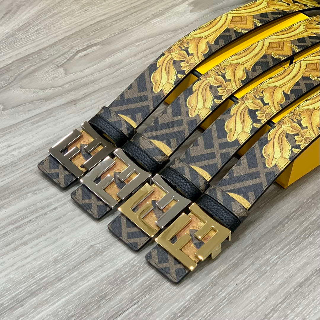 Fendi 7C0424 Belts Designer Calfskin wide 4.0CM F090114