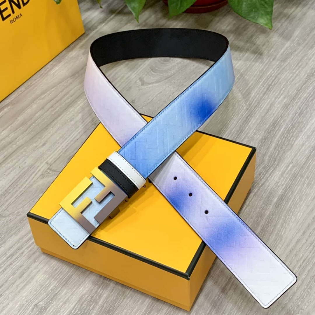 Fendi 7C0424 Belts Designer Calfskin wide 4.0CM F090115