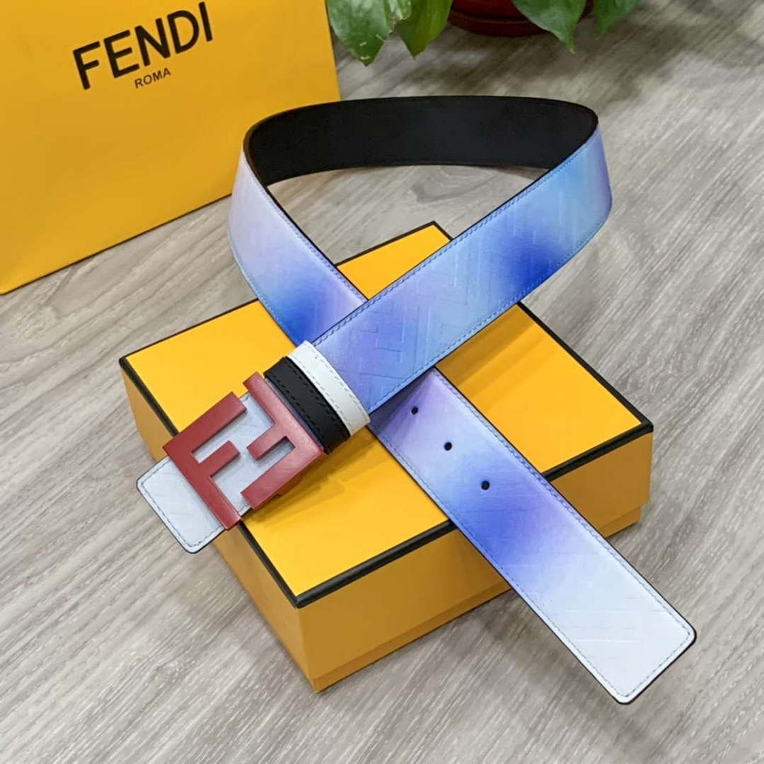 Fendi 7C0424 Belts Designer Calfskin wide 4.0CM F090115