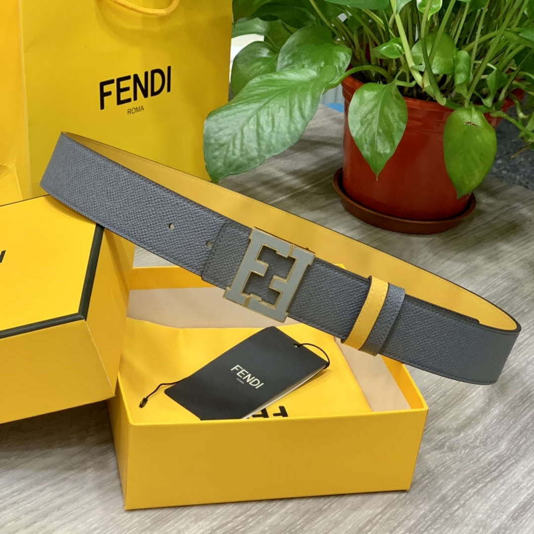 Fendi 7C0424 Belts Designer Calfskin wide 4.0CM F090116