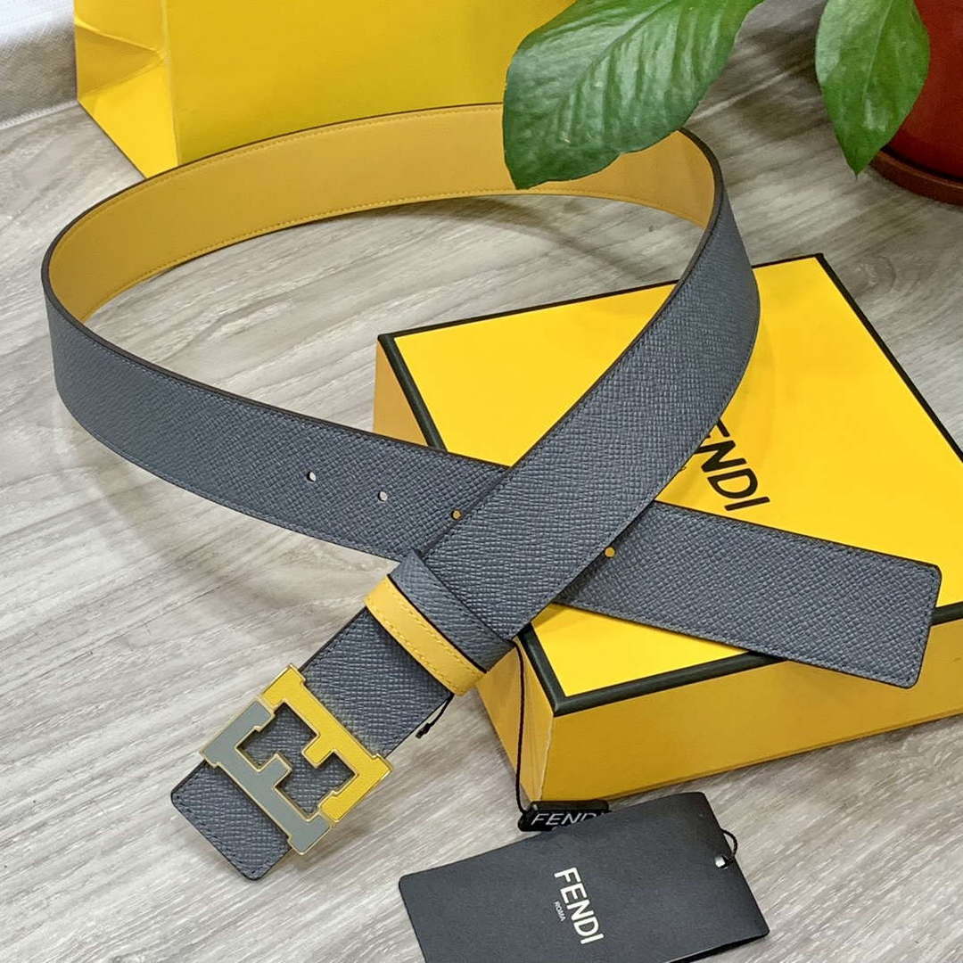 Fendi 7C0424 Belts Designer Calfskin wide 4.0CM F090116
