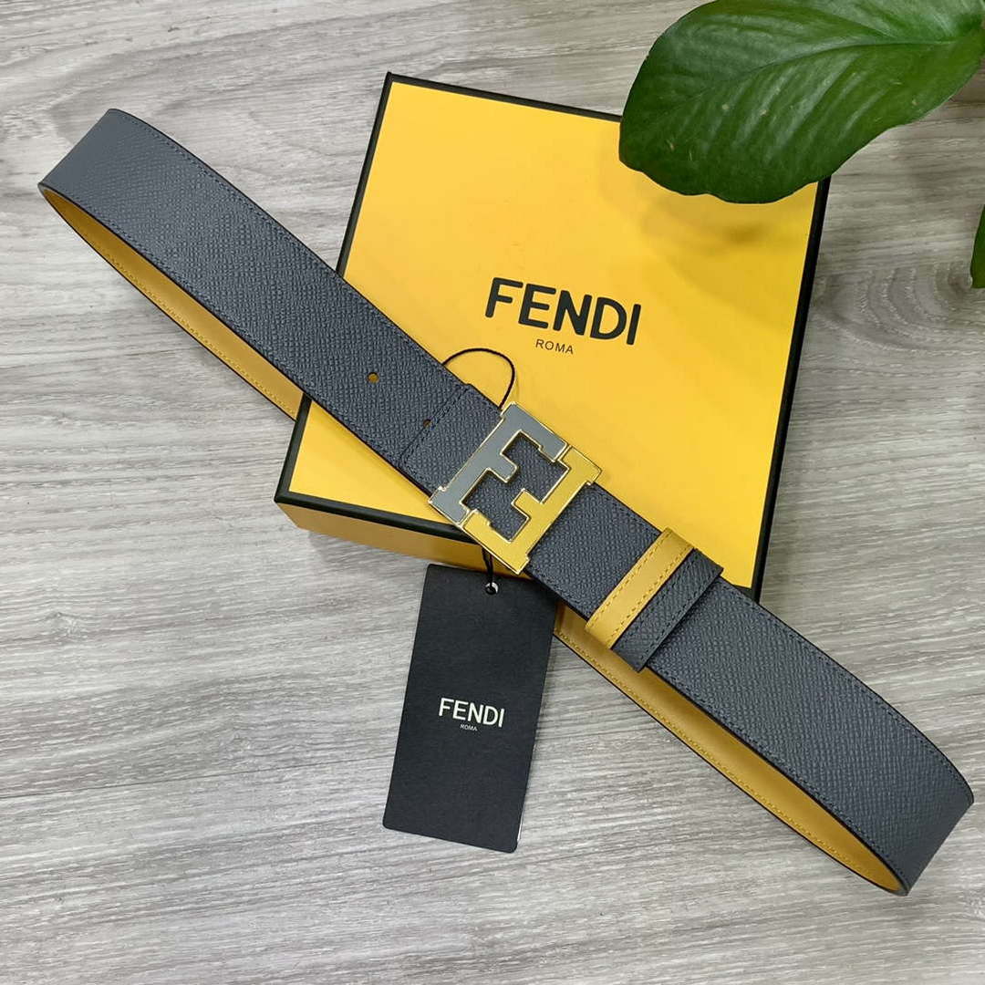 Fendi 7C0424 Belts Designer Calfskin wide 4.0CM F090116