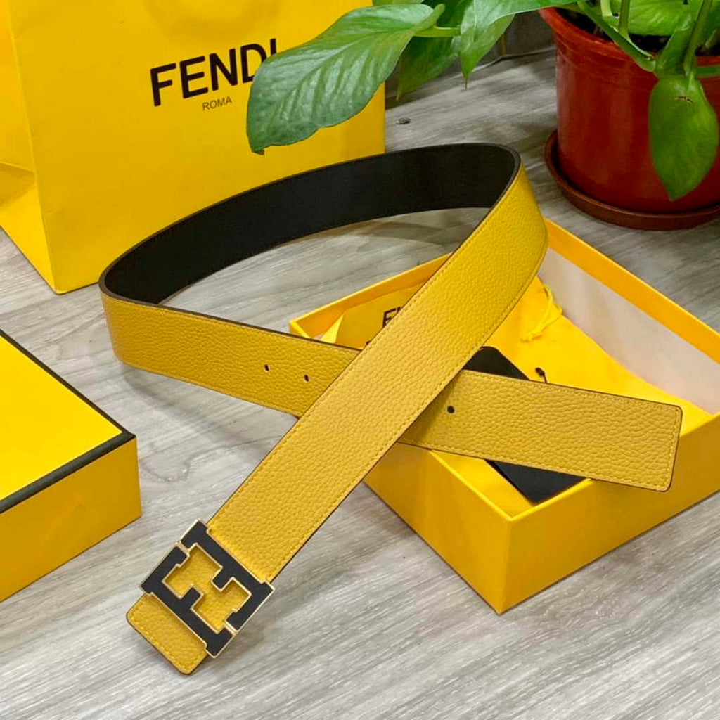 Fendi 7C0424 Belts Designer Calfskin wide 4.0CM F090117