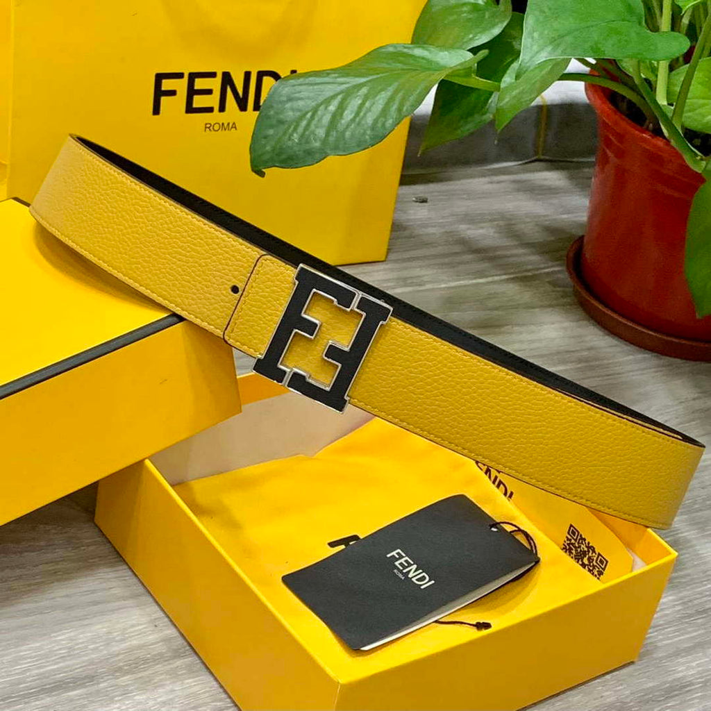 Fendi 7C0424 Belts Designer Calfskin wide 4.0CM F090117