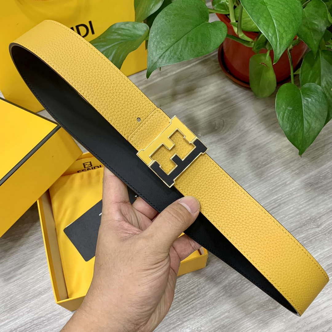 Fendi 7C0424 Belts Designer Calfskin wide 4.0CM F090117