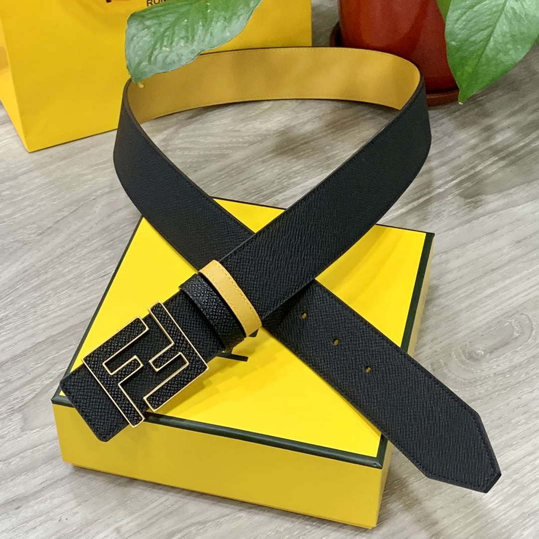 Fendi 7C0424 Belts Designer Calfskin wide 4.0CM F090118