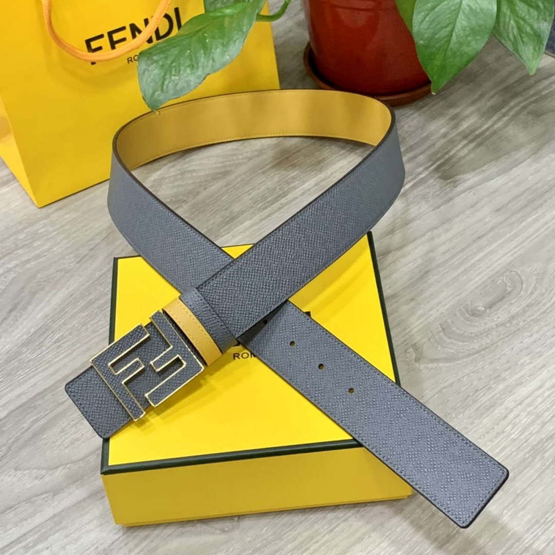 Fendi 7C0424 Belts Designer Calfskin wide 4.0CM F090118