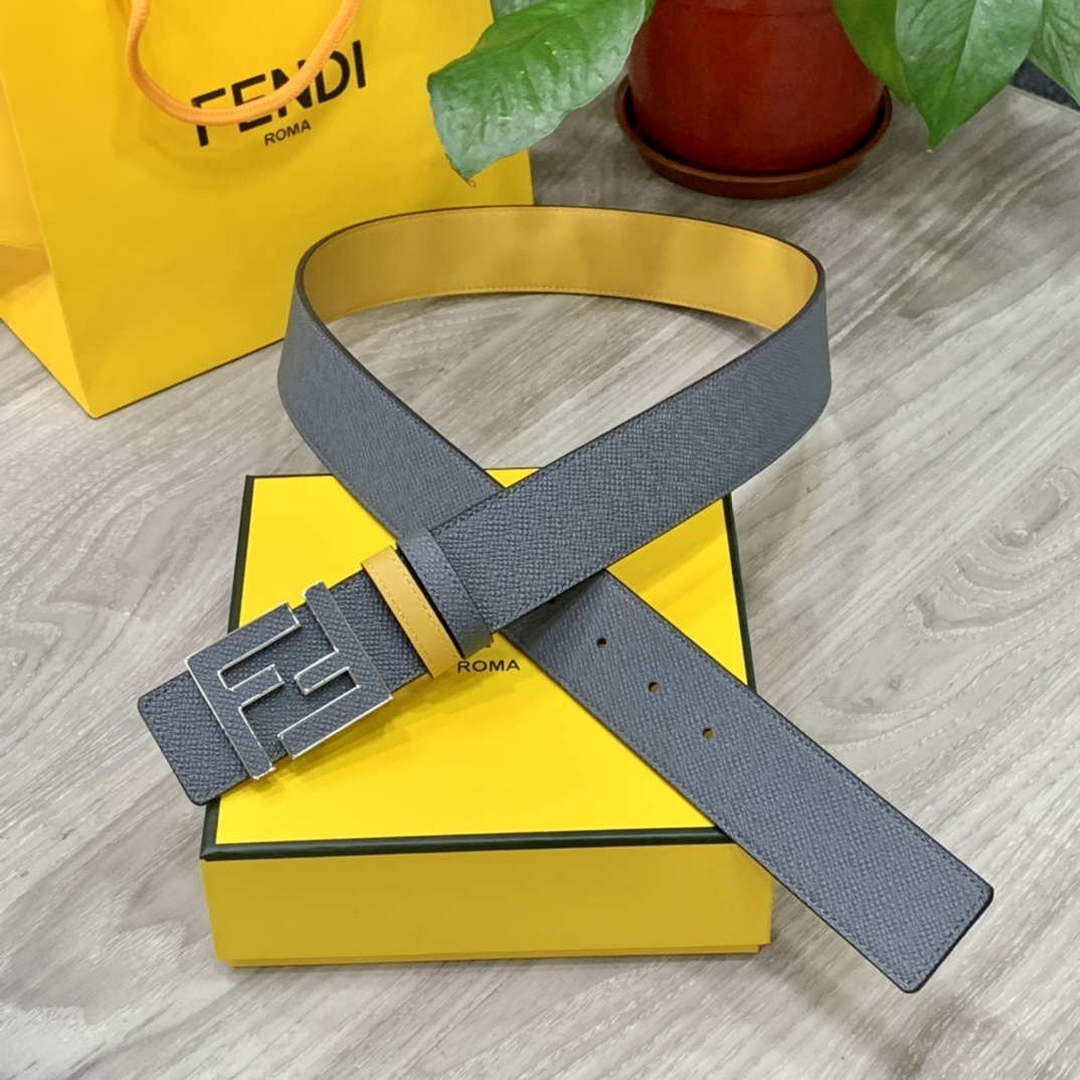Fendi 7C0424 Belts Designer Calfskin wide 4.0CM F090118