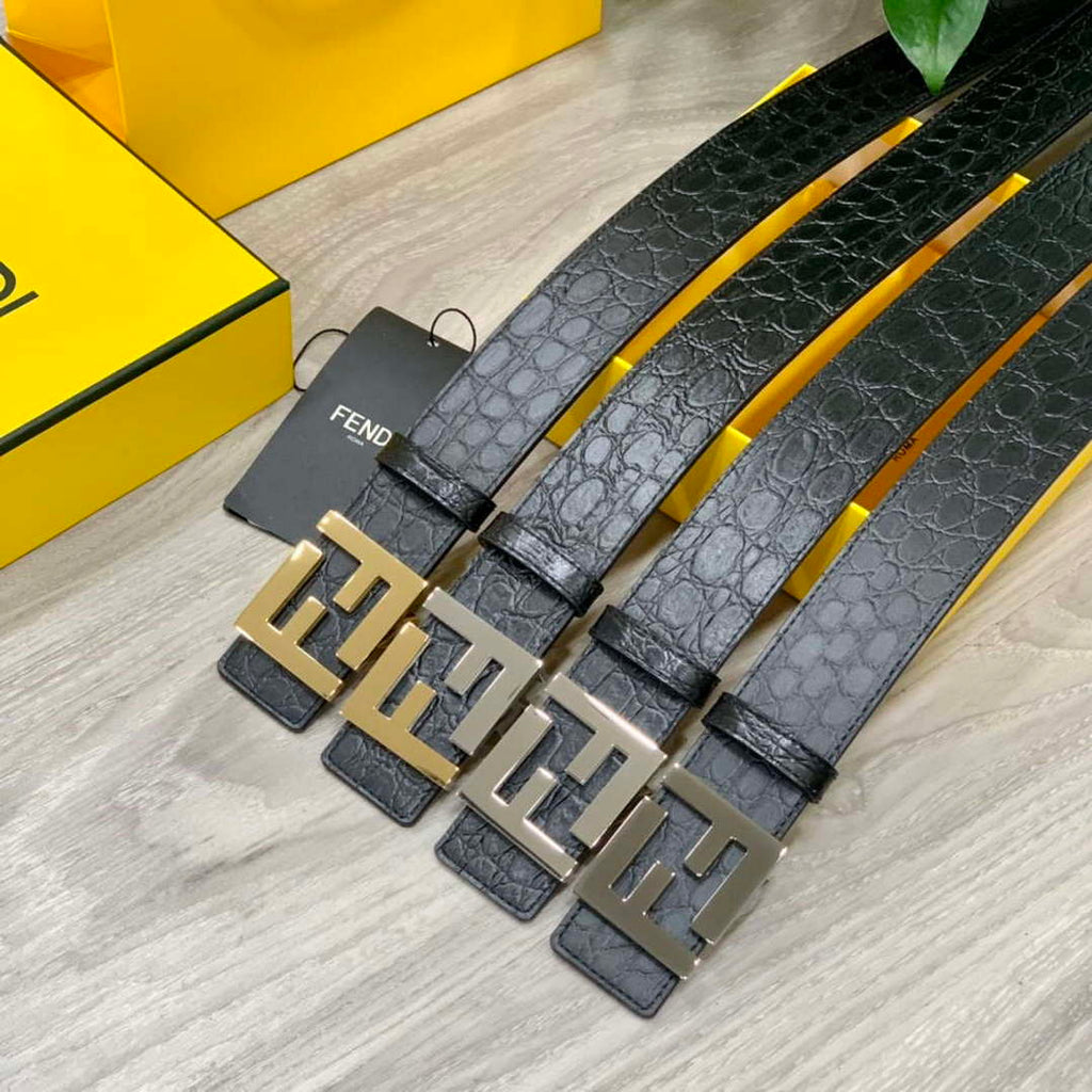 Fendi 7C0424 Belts Designer Calfskin wide 4.0CM F090120