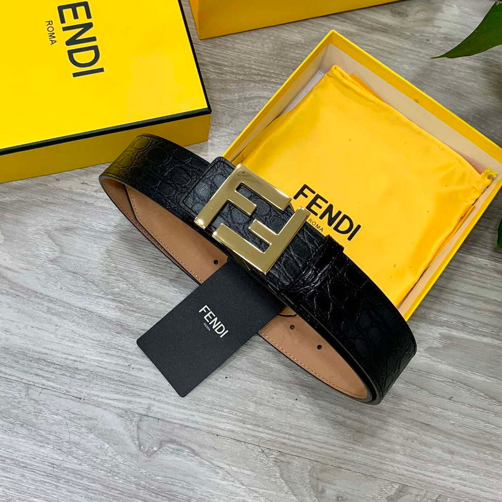 Fendi 7C0424 Belts Designer Calfskin wide 4.0CM F090120