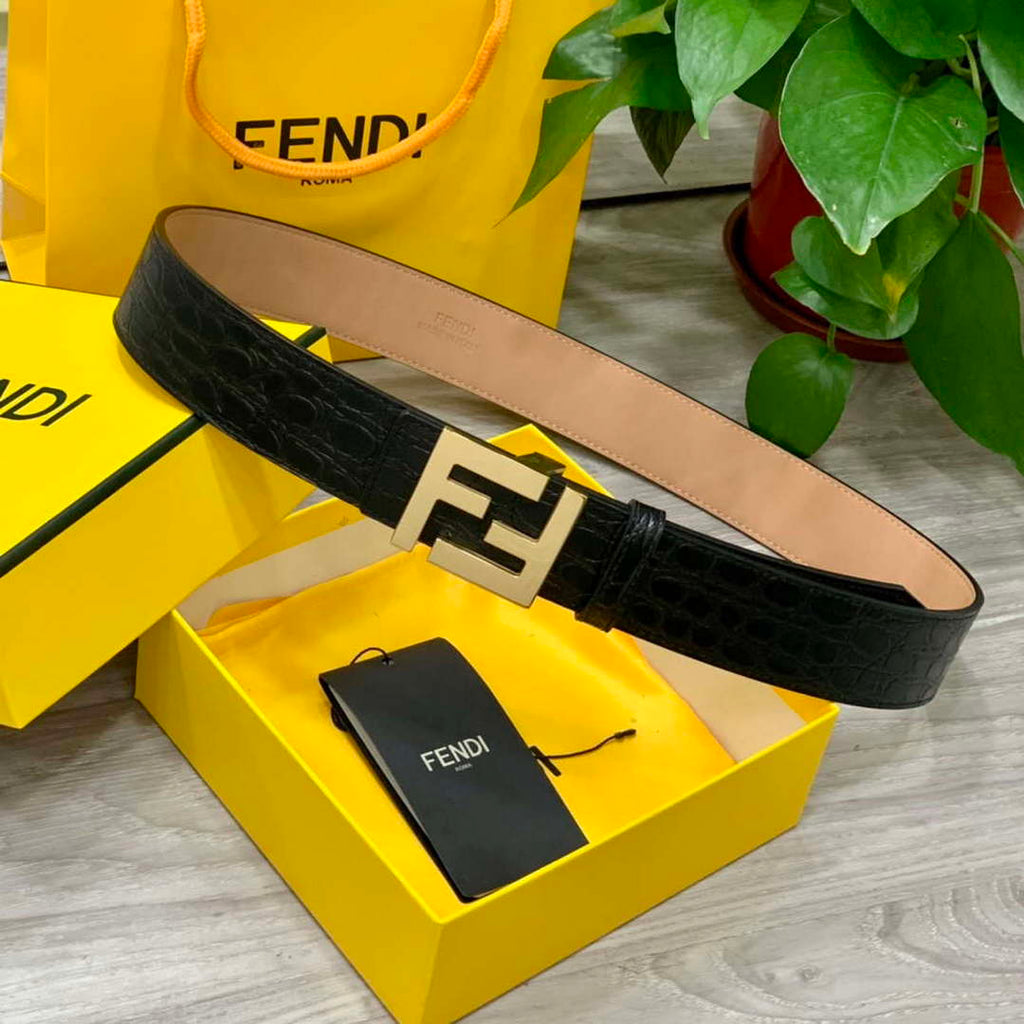 Fendi 7C0424 Belts Designer Calfskin wide 4.0CM F090120