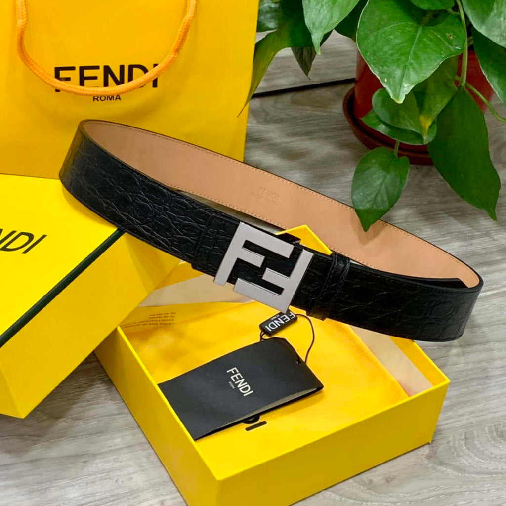 Fendi 7C0424 Belts Designer Calfskin wide 4.0CM F090120