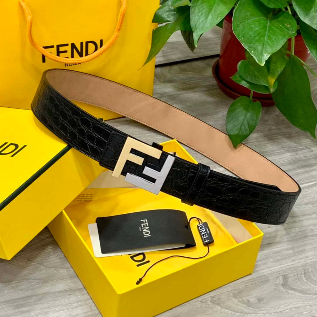 Fendi 7C0424 Belts Designer Calfskin wide 4.0CM F090120
