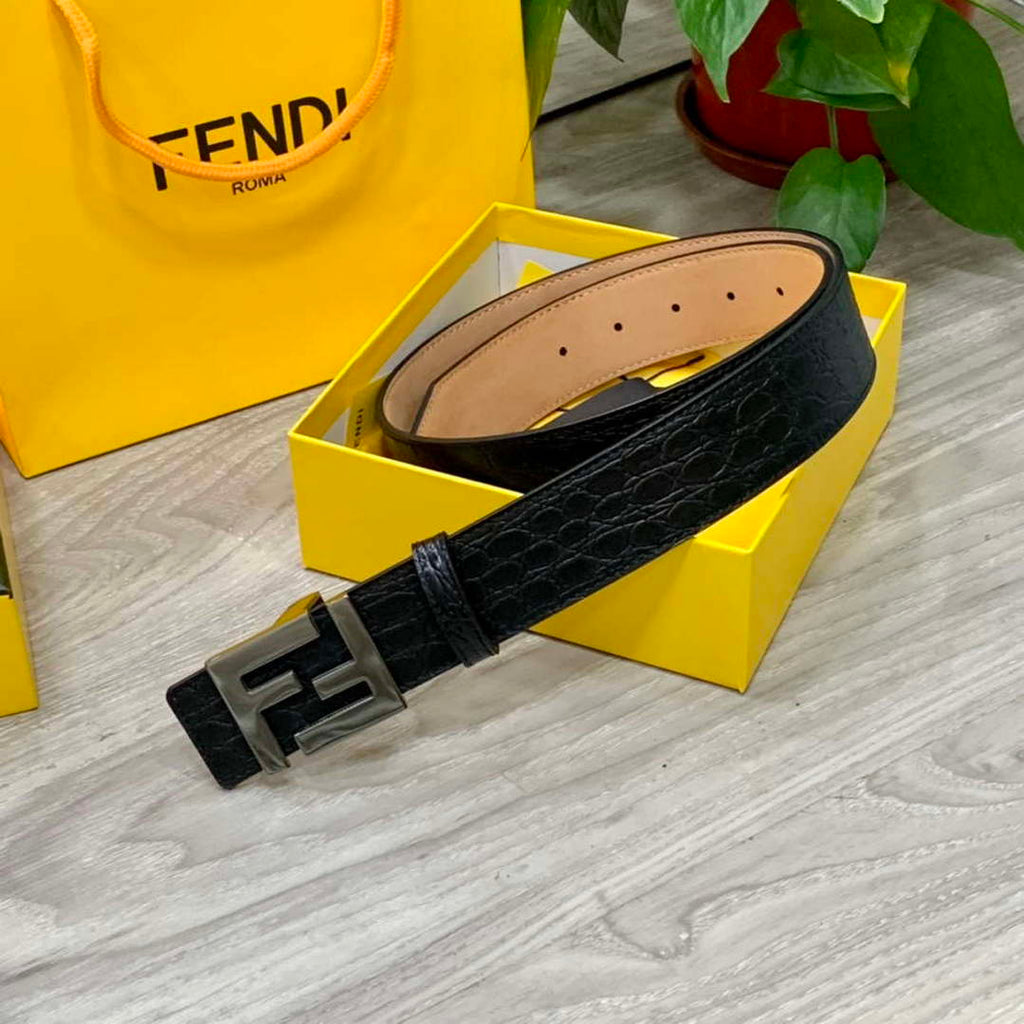 Fendi 7C0424 Belts Designer Calfskin wide 4.0CM F090120