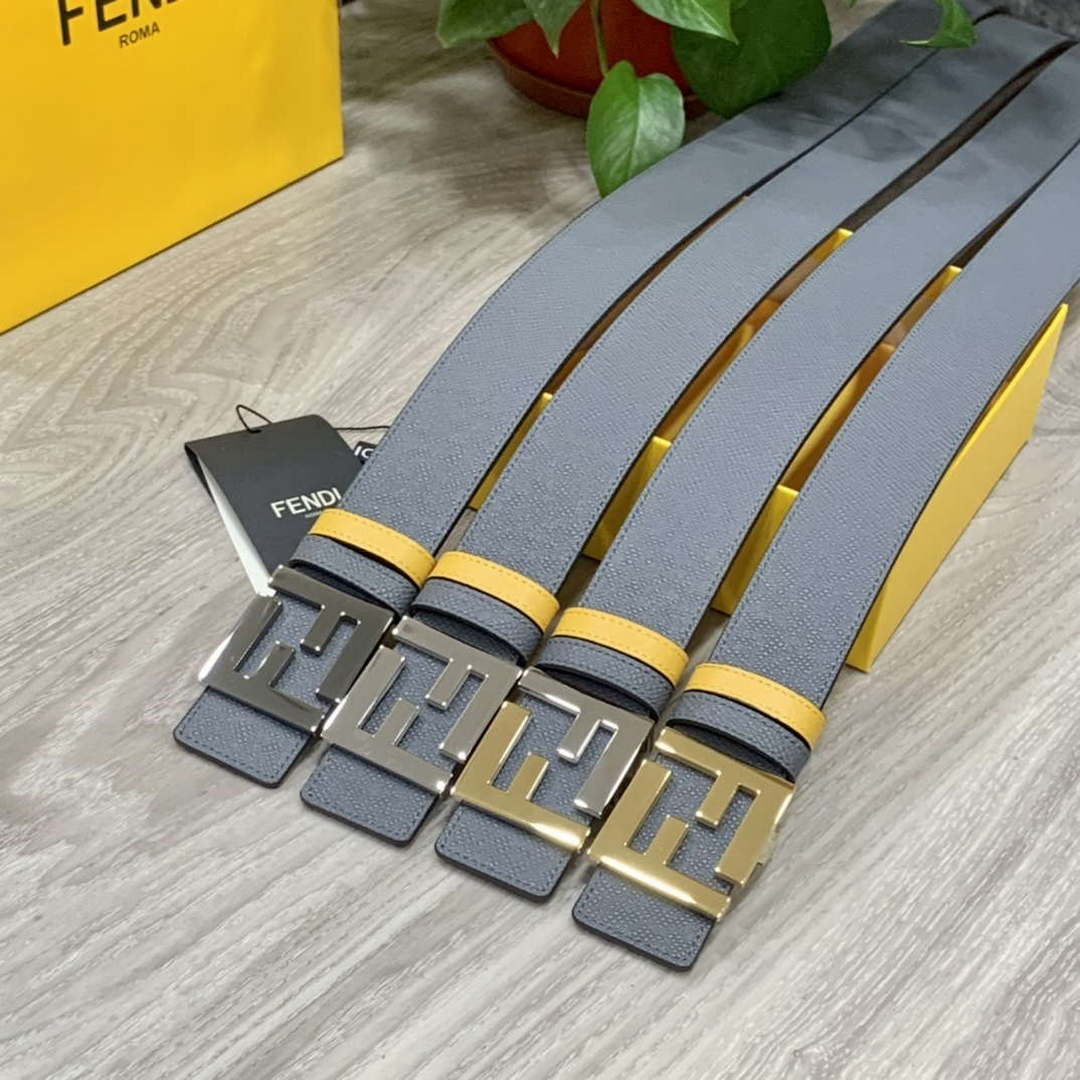 Fendi 7C0424 Belts Designer Calfskin wide 4.0CM F090121