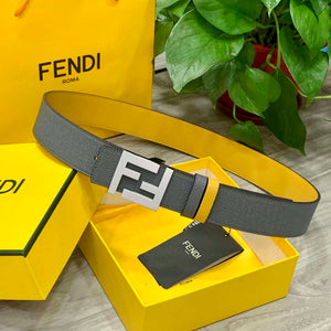 Fendi 7C0424 Belts Designer Calfskin wide 4.0CM F090121 - Gold / 80--(95CM£© - View 5