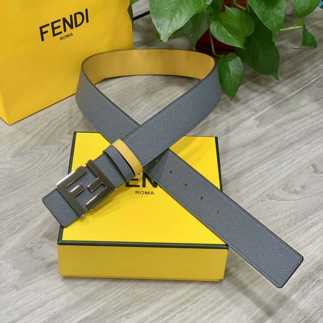 Fendi 7C0424 Belts Designer Calfskin wide 4.0CM F090121