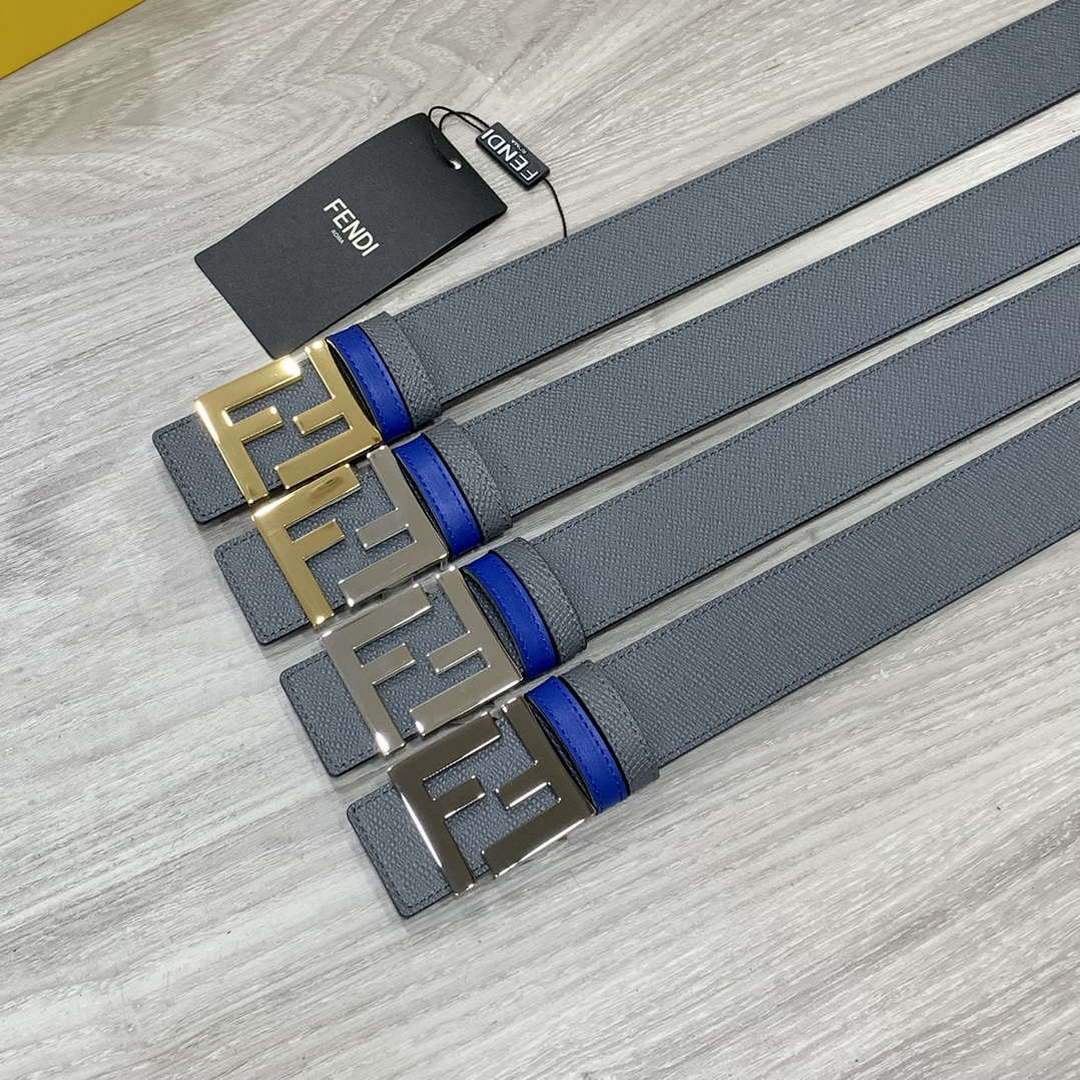 Fendi 7C0424 Belts Designer Calfskin wide 4.0CM F090122
