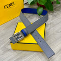 Fendi 7C0424 Belts Designer Calfskin wide 4.0CM F090122 - Gold / 80--(95CM£© - View 1