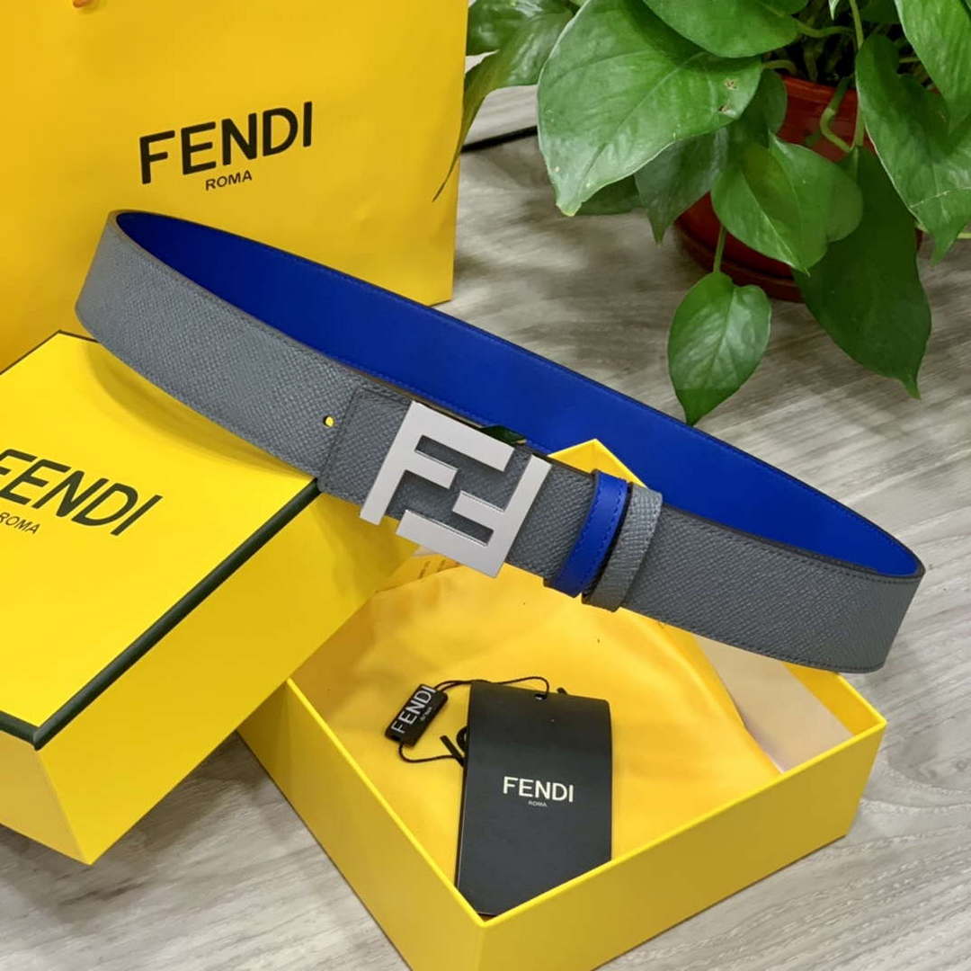 Fendi 7C0424 Belts Designer Calfskin wide 4.0CM F090122