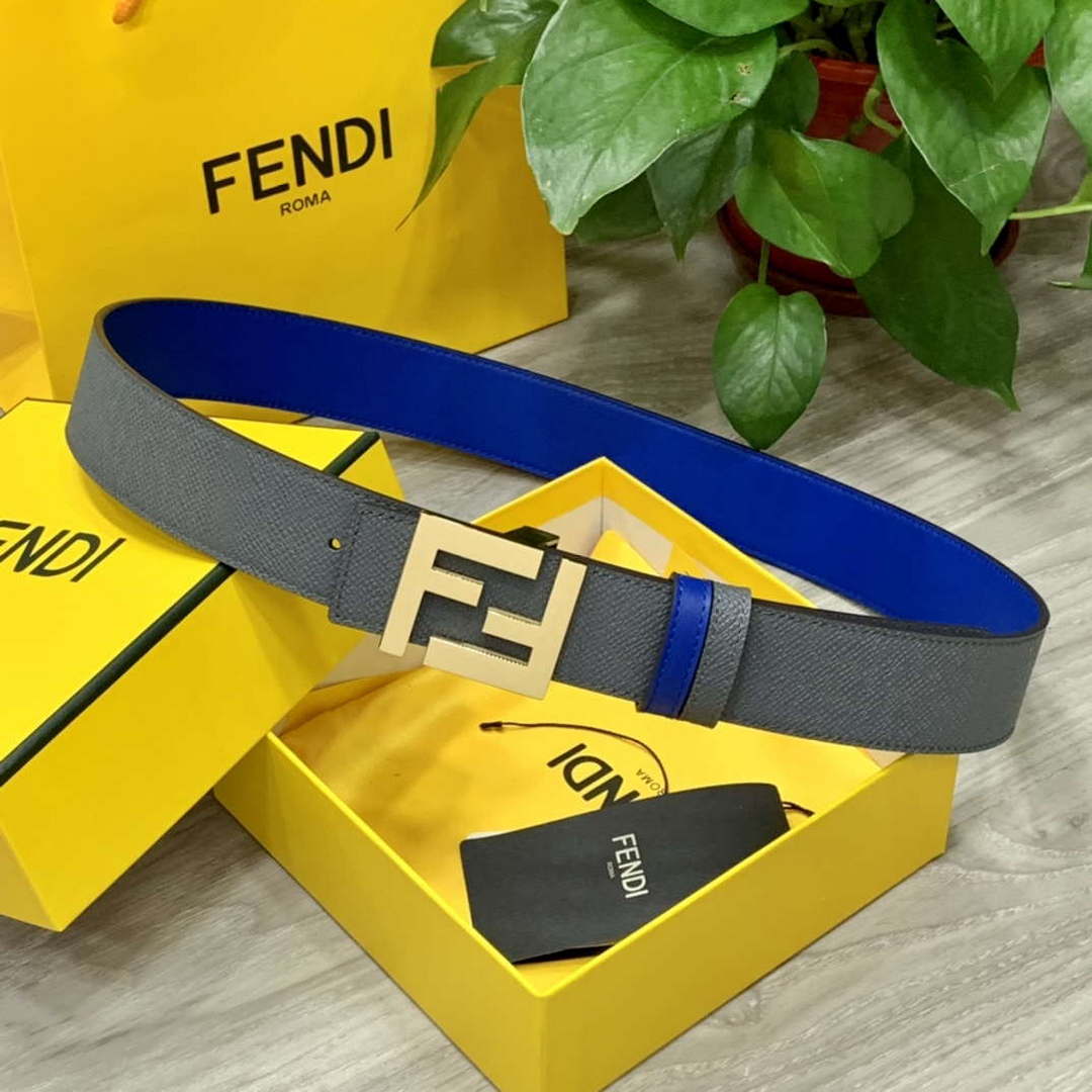 Fendi 7C0424 Belts Designer Calfskin wide 4.0CM F090122