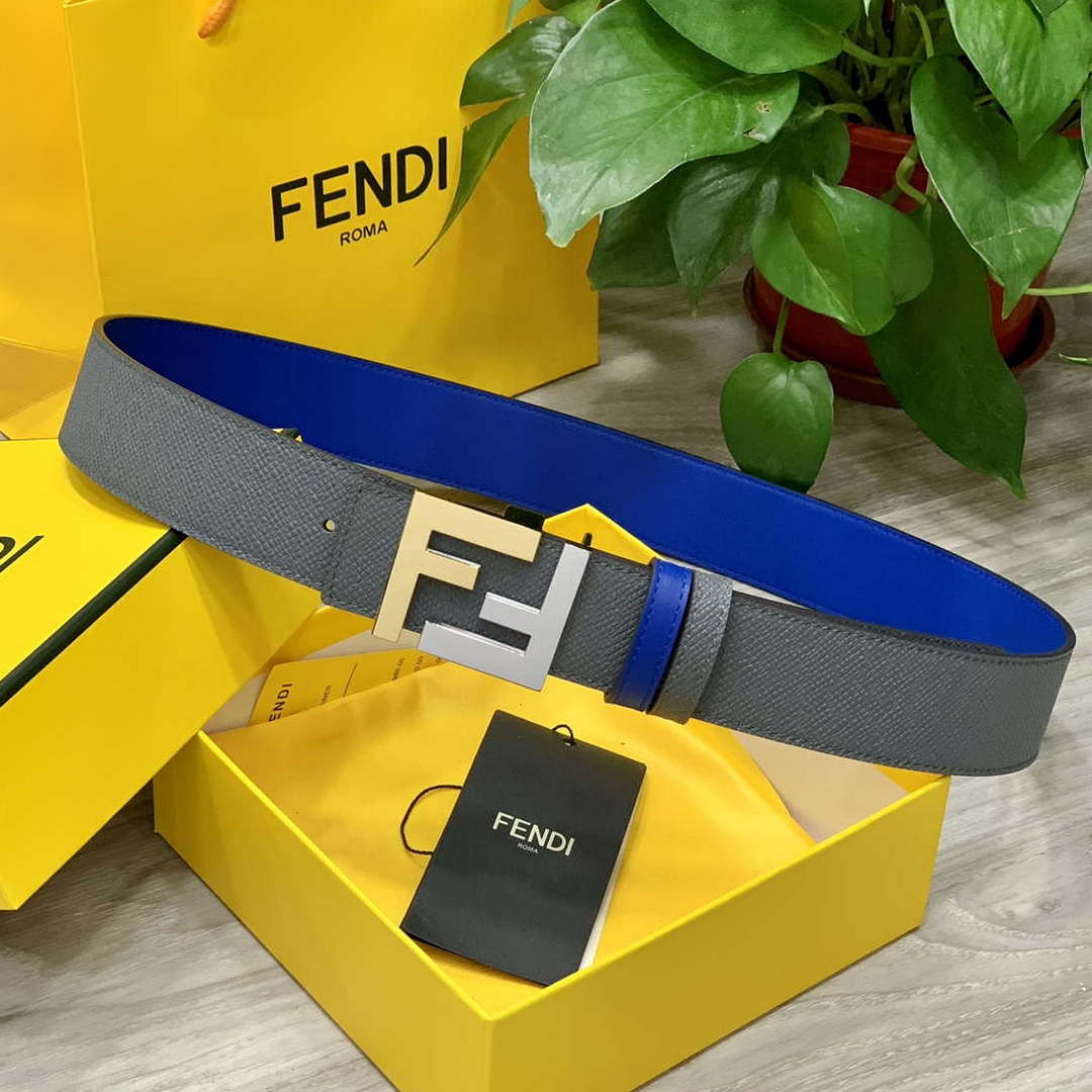 Fendi 7C0424 Belts Designer Calfskin wide 4.0CM F090122
