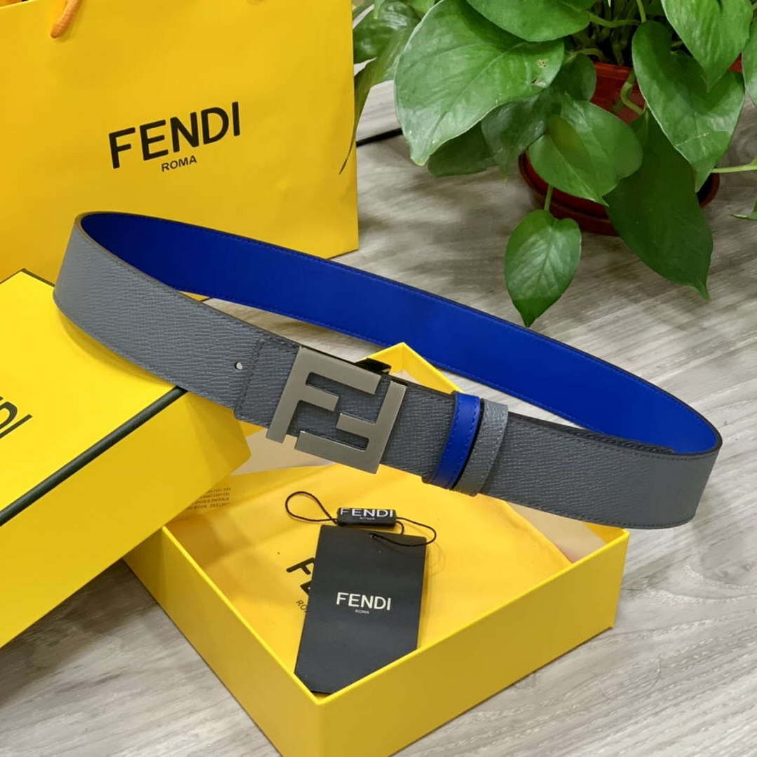 Fendi 7C0424 Belts Designer Calfskin wide 4.0CM F090122