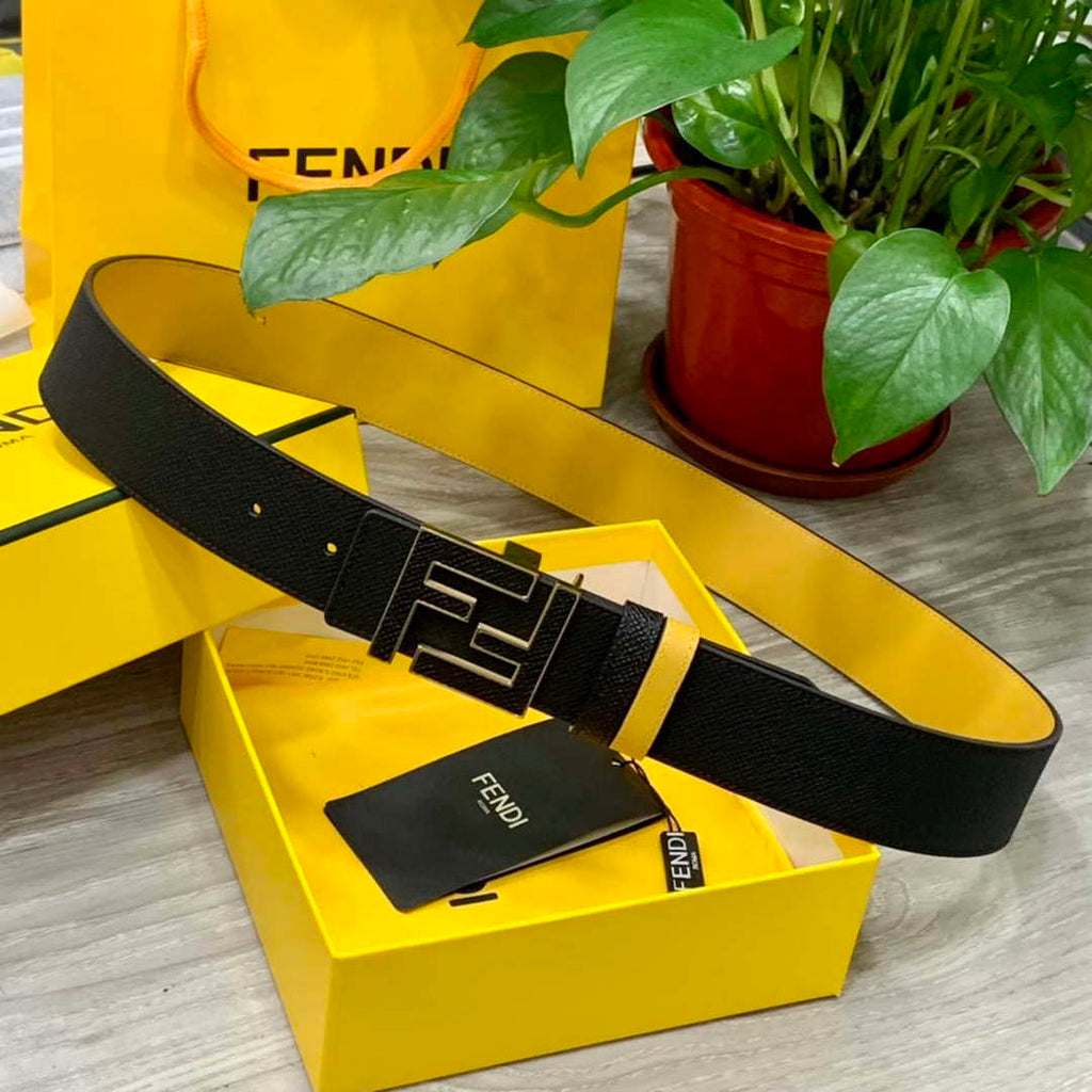 Fendi 7C0424 Belts Designer Calfskin wide 4.0CM F090124