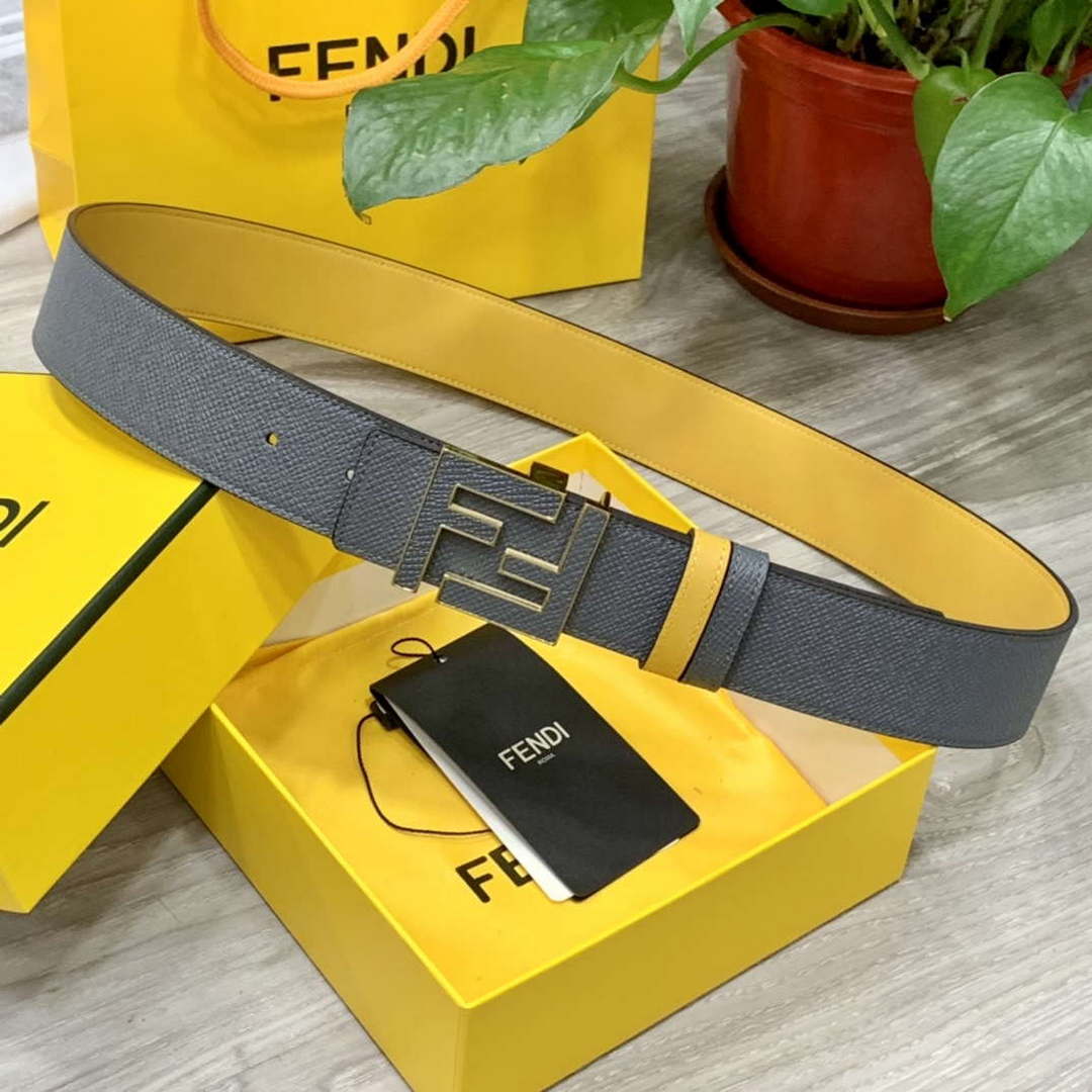 Fendi 7C0424 Belts Designer Calfskin wide 4.0CM F090124
