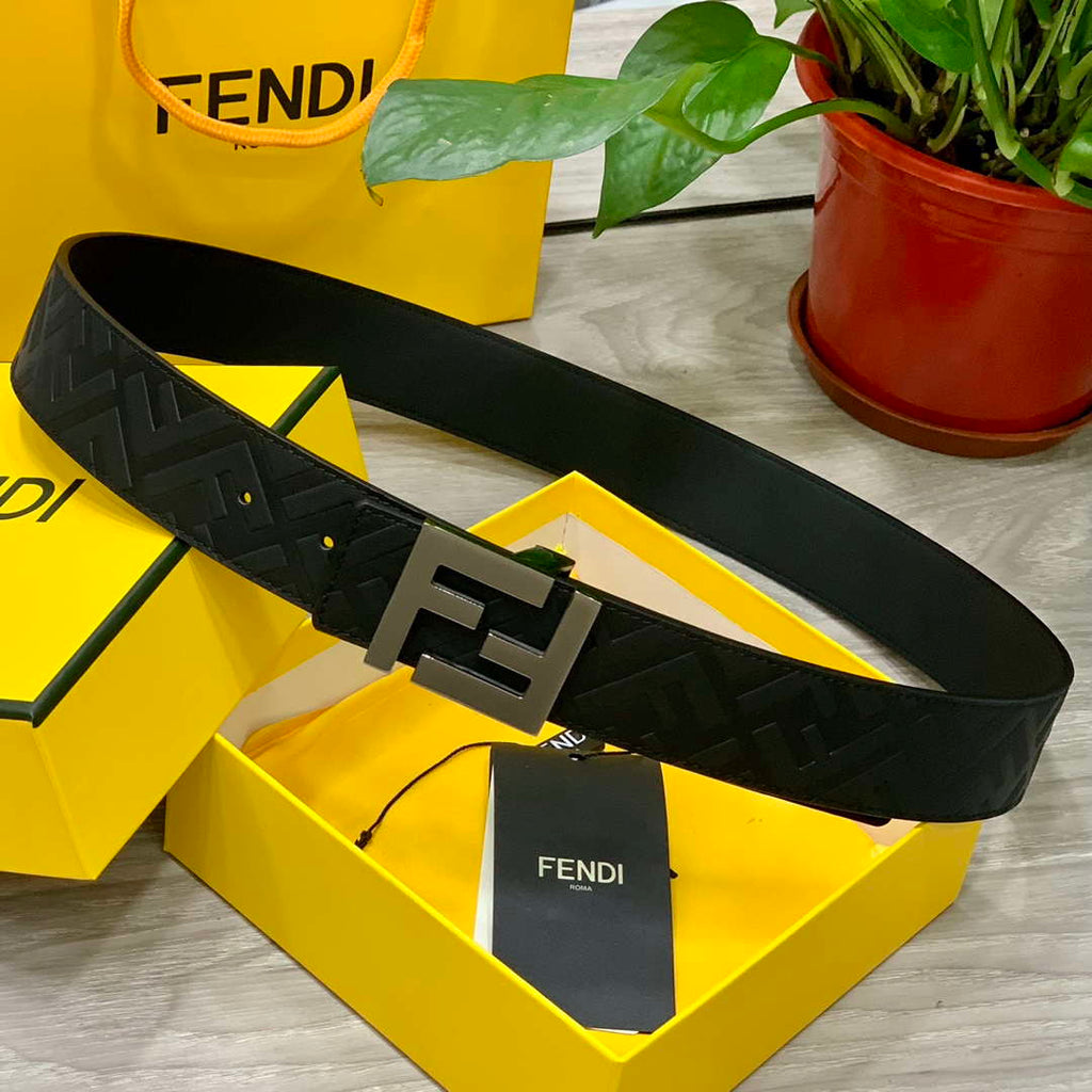 Fendi 7C0424 Belts Designer Calfskin wide 4.0CM F090125