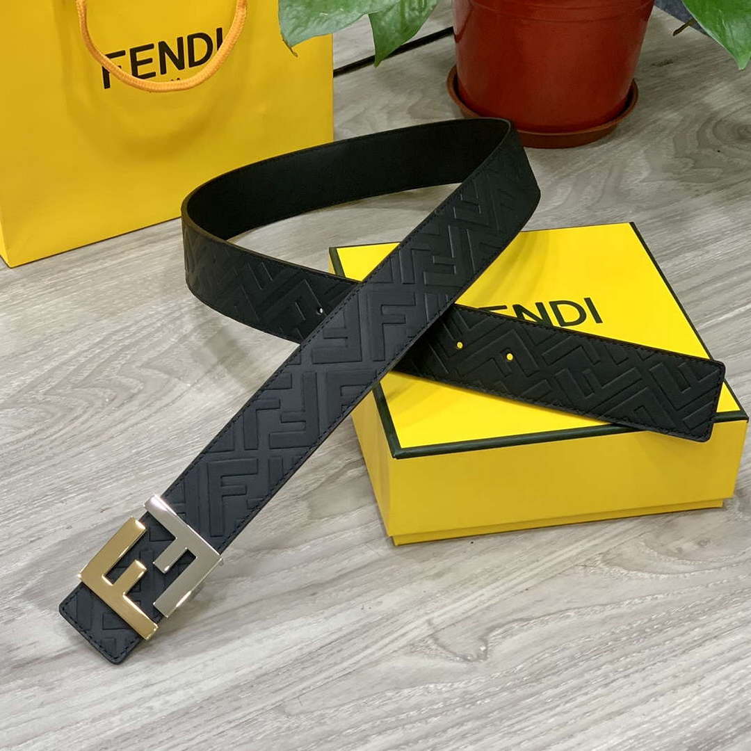 Fendi 7C0424 Belts Designer Calfskin wide 4.0CM F090125