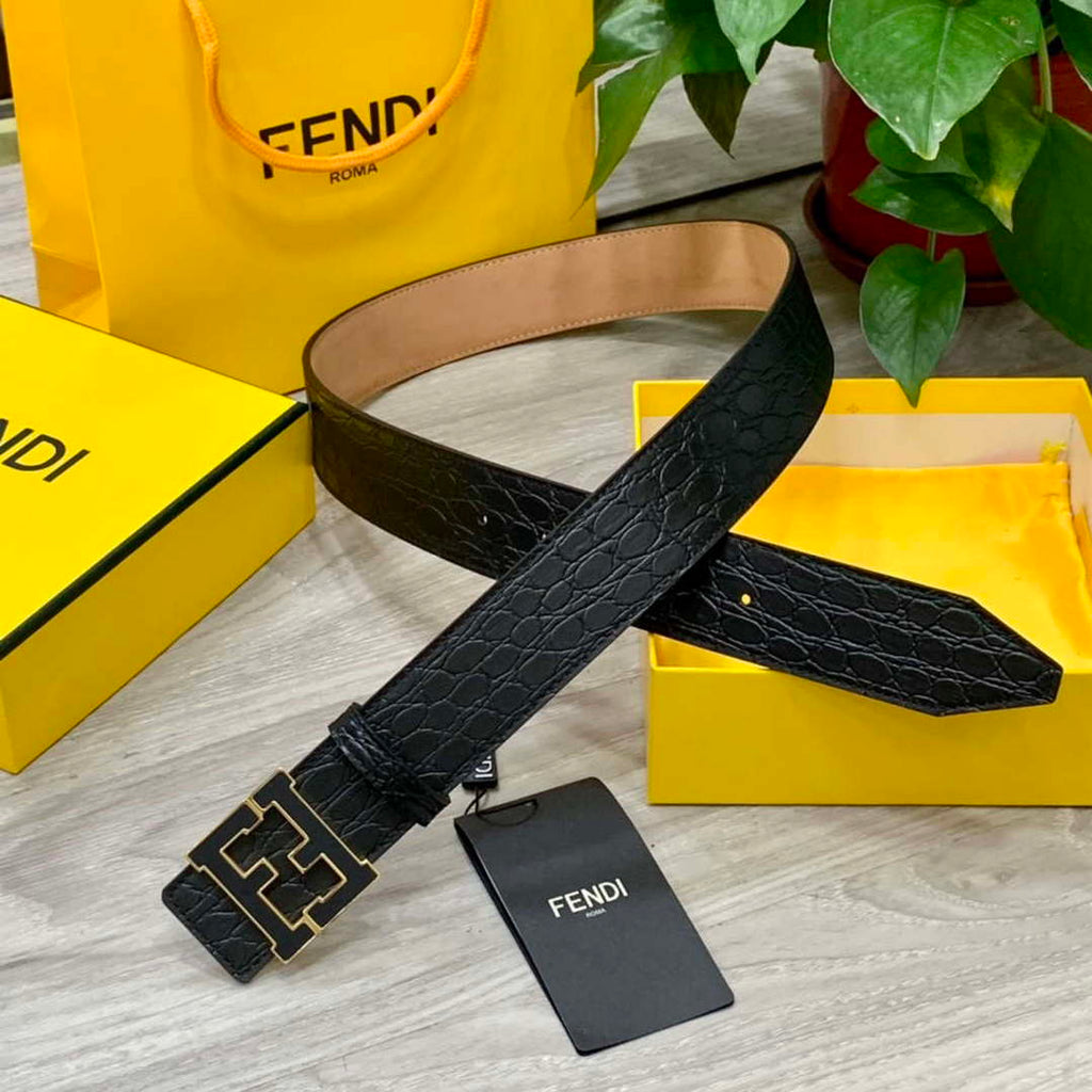 Fendi 7C0424 Belts Designer Calfskin wide 4.0CM F090126