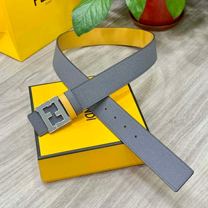 Fendi 7C0424 Belts Designer Calfskin wide 4.0CM F090127 - 1.Gold &Black Yellow / 80--(95CM£© - View 1