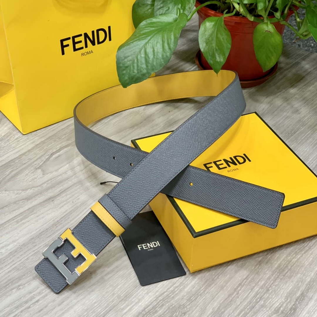 Fendi 7C0424 Belts Designer Calfskin wide 4.0CM F090127