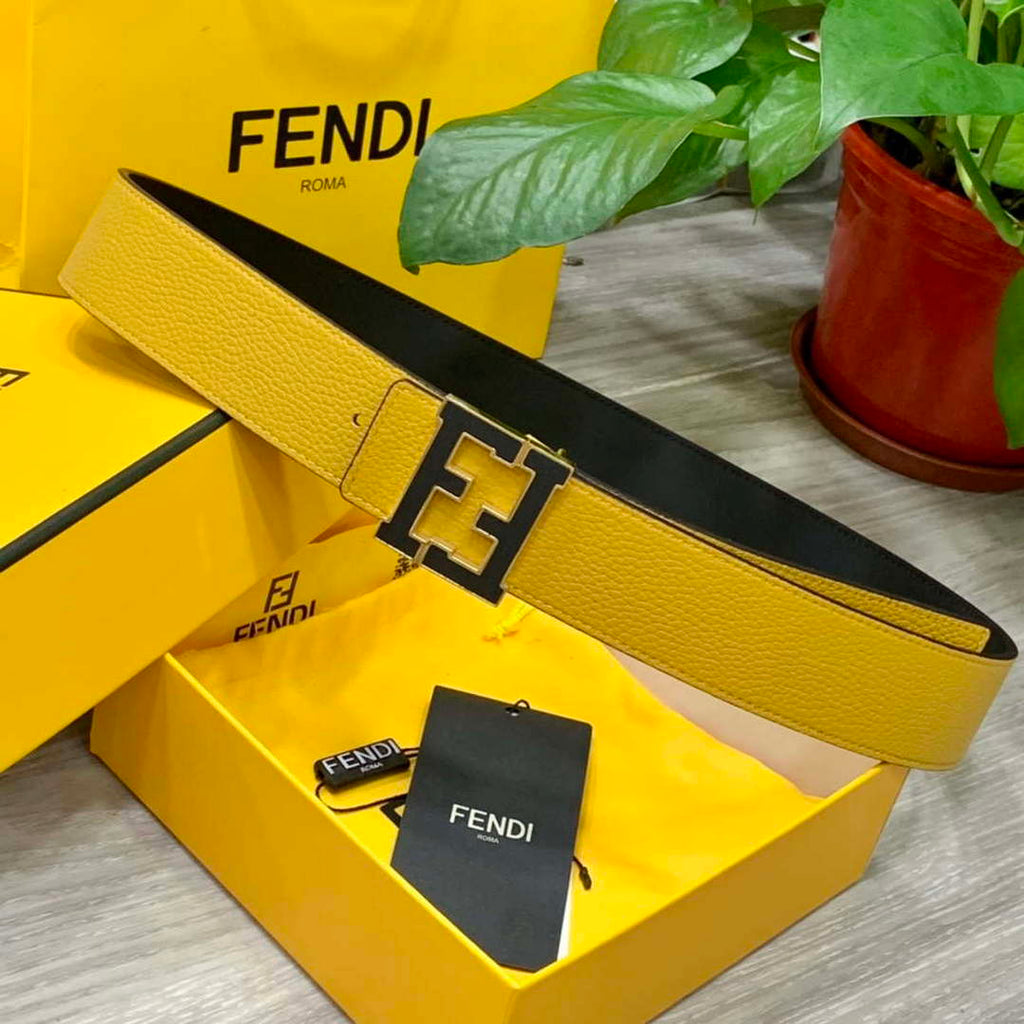 Fendi 7C0424 Belts Designer Calfskin wide 4.0CM F090128
