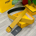 Fendi 7C0424 Belts Designer Calfskin wide 4.0CM F090128