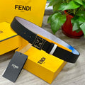 Fendi 7C0424 Belts Designer Calfskin wide 4.0CM F090129