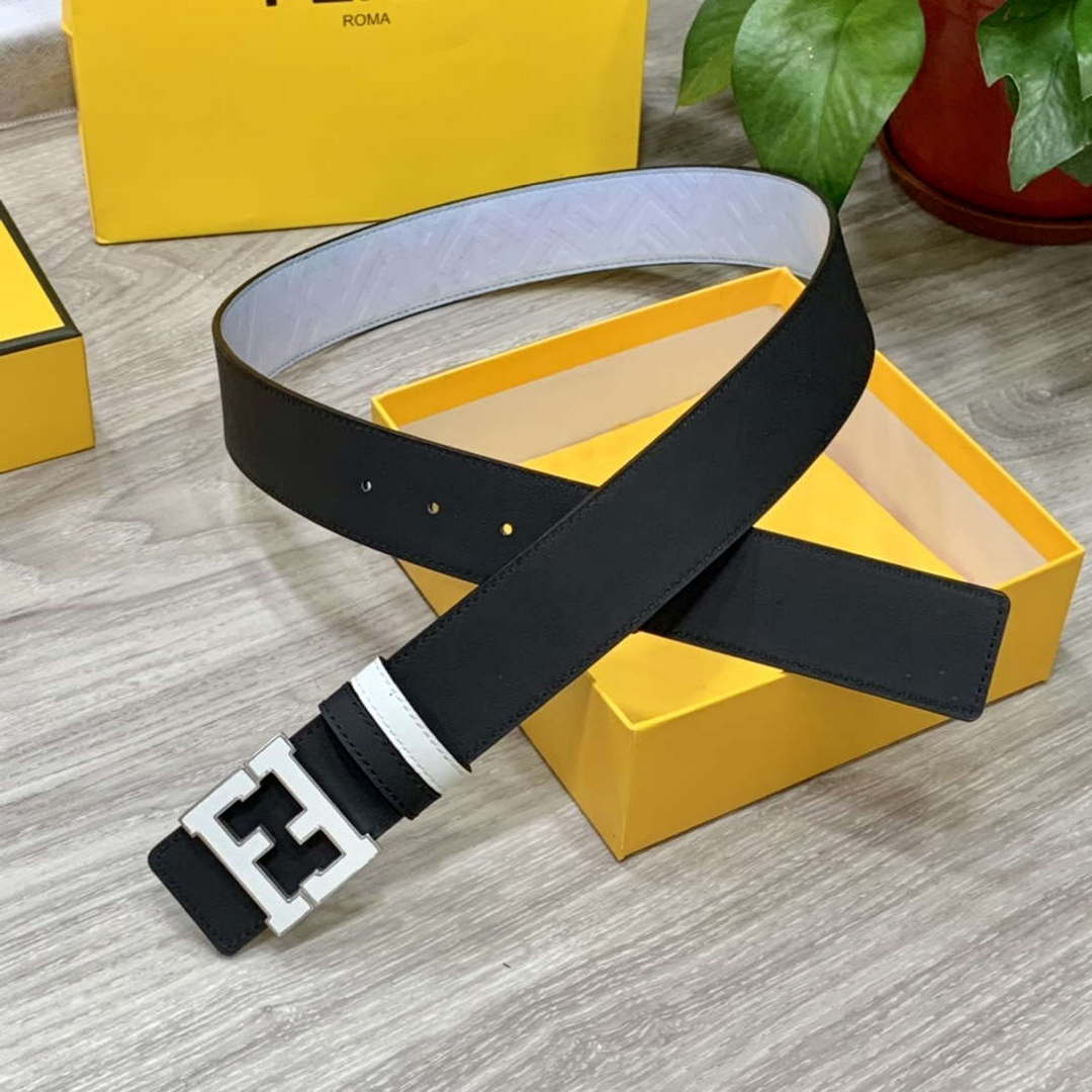 Fendi 7C0424 Belts Designer Calfskin wide 4.0CM F090129