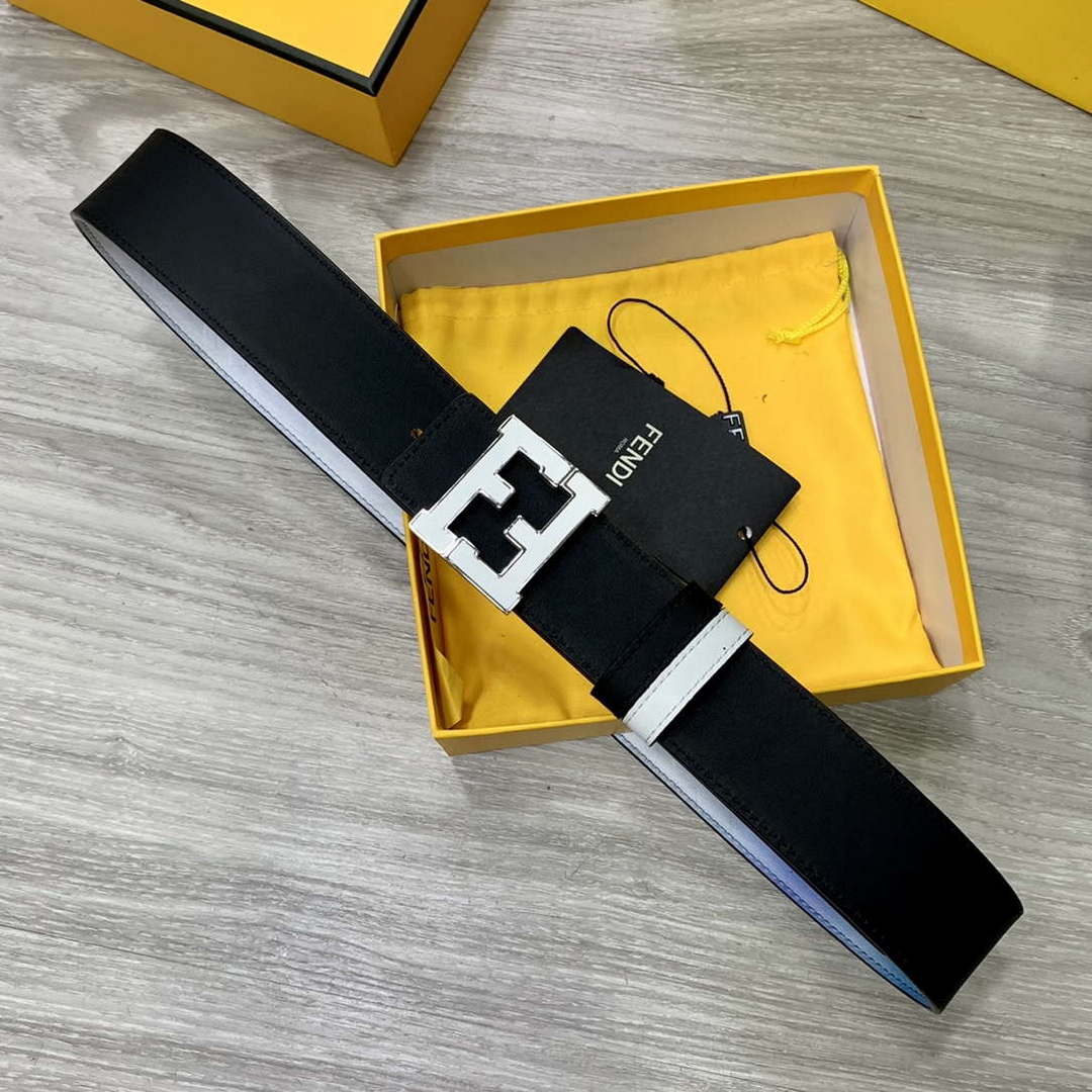 Fendi 7C0424 Belts Designer Calfskin wide 4.0CM F090129